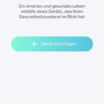Waage in der App hinzufügen